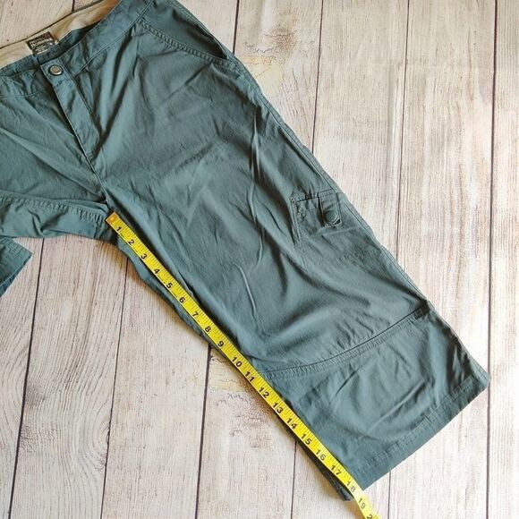 Royal Robbins flat front nylon hiking capris sz 6 - Picture 8 of 10